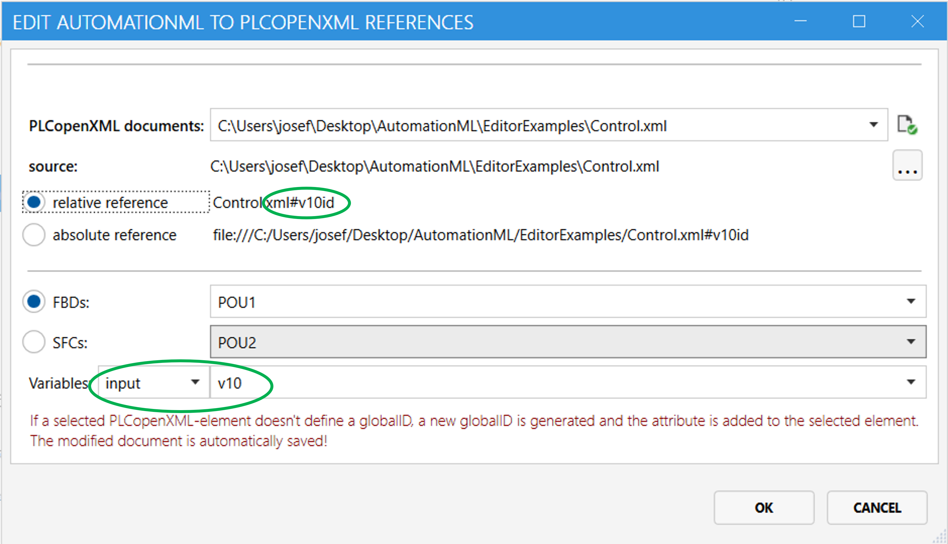 PlcOpenXML reference