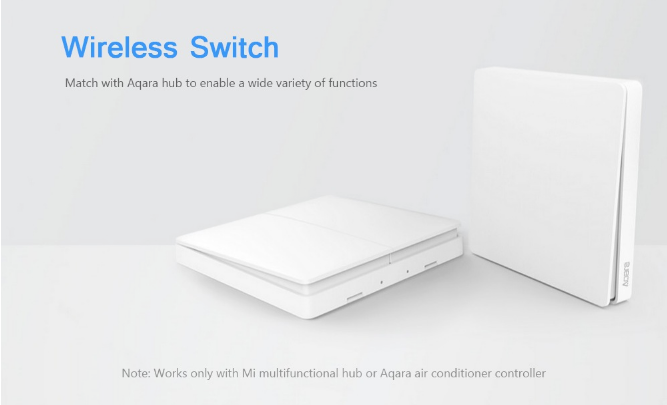 Xiaomi wireless dual wall switch